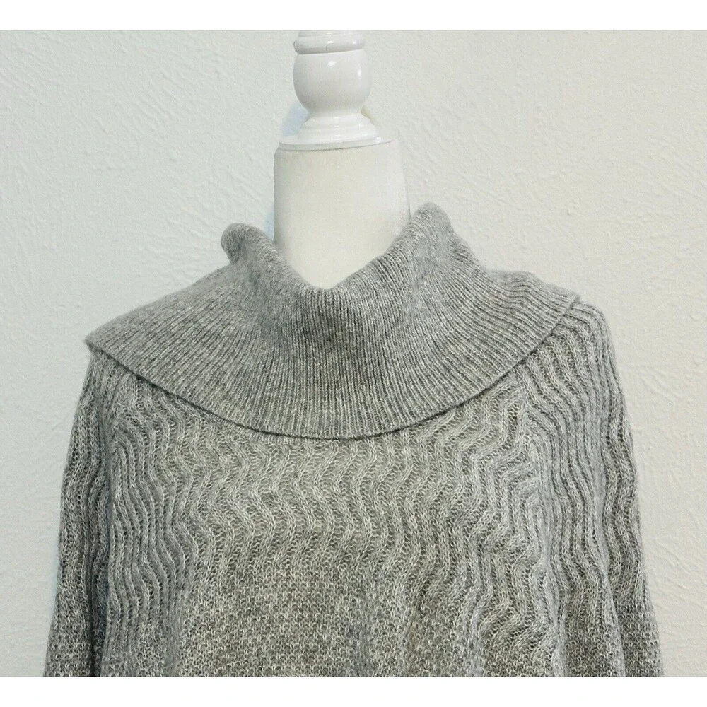 NWT Calvin Klein Women Size 2X Knitted Cowl Neck Long Sleeve Pullover Sweater